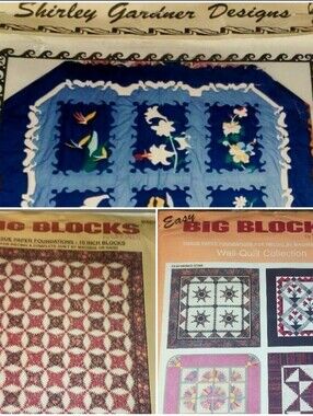 McCall's & Shirley Gardner Quilt Patterns Lot Of Three (3)